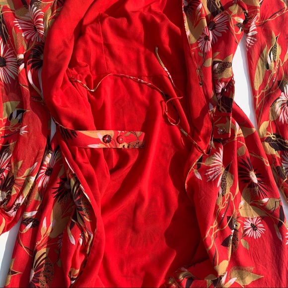 EQUIPMENT Andrese Floral Silk Wrap Dress | 8 | NEW - Picture 10 of 16